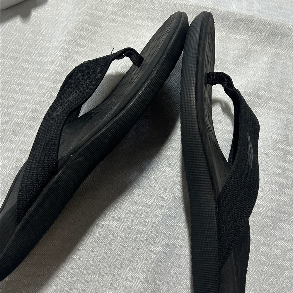 Vionic Wave 44 Black Flip-Flops 7 / 8 - Picture 15 of 15